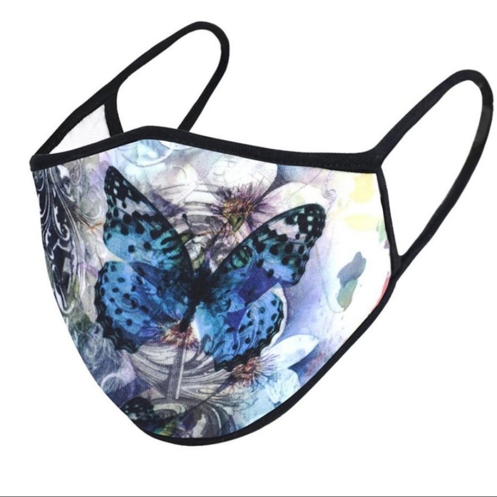 Blue Butterfly Fashionable face mask